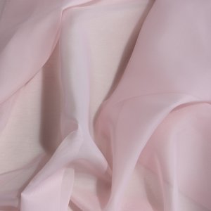 Egyszínű voile fényáteresztő függöny 290 cm magas, rózsaszín színű