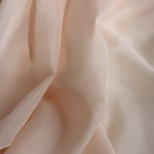 Egyszínű voile fényáteresztő függöny 290 cm magas, rózsaszín színű