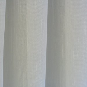 Sodrott szálbeszövéses, ekrü színű sablé függöny , ekrü színű