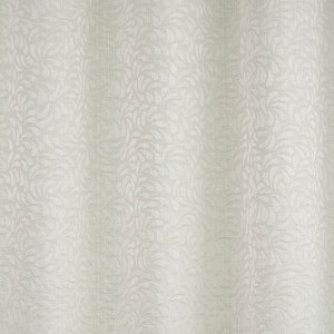 Geometriai mintás jacquard dekor függöny, fehér színű