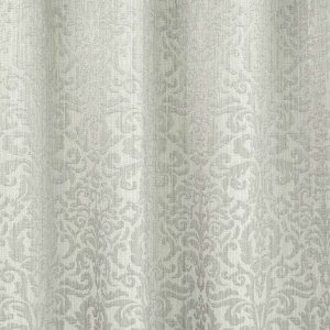 Geometriai mintás jacquard dekor függöny, ekrü színű