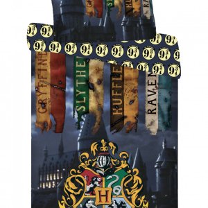 Harry Potter Houses ágyneműhuzat 140×200cm, 70×90 cm