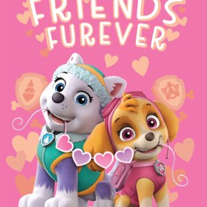 Mancs Őrjárat Friends Furever polár takaró 100x140cm