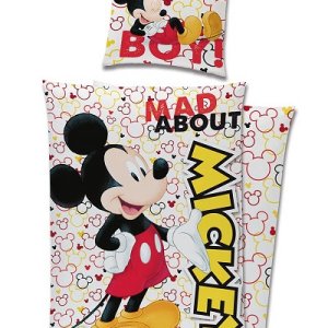 Disney Mickey Mad ágyneműhuzat 140×200cm, 70x90 cm