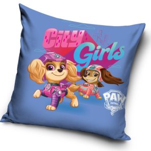 Mancs Őrjárat City Girls párna, díszpárna 40 x 40 cm
