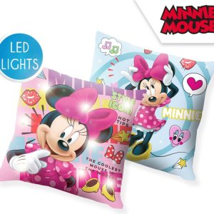 Disney Minnie Style Icon LED világító párna, díszpárna 40x40 cm