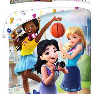 Lego Friends Good Vibes ágyneműhuzat 140×200cm, 70×90 cm