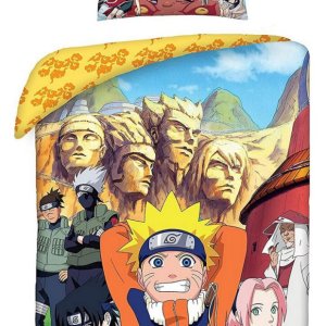Naruto Konoha ágyneműhuzat 140×200cm, 70×90 cm