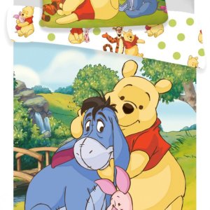 Disney Micimackó Hundred Acre Wood gyerek, ovis ágyneműhuzat 100×135 cm, 40×60 cm