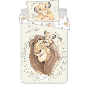Disney Az Oroszlánkirály Simba gyerek, ovis ágyneműhuzat 100×135 cm, 40×60 cm