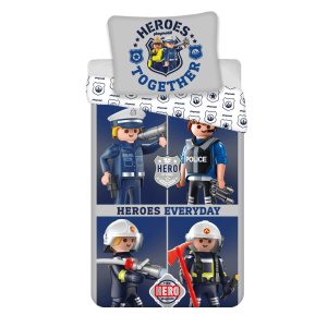 Playmobil Heroes ágyneműhuzat 140x200 cm, 70x90 cm