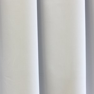 Dim out, minta nélküli dekor függöny, két oldalas, fehér színű