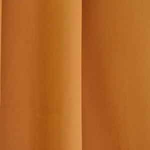 Dim out, minta nélküli dekor függöny, két oldalas, narancs színű