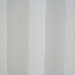 Csíkos fényáteresztő függöny 300 cm magas, fehér színű