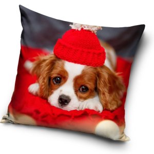 Kutyás Bonnet párnahuzat 40x40 cm