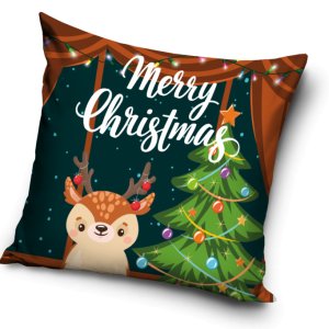 Merry Christmas, Karácsonyi párnahuzat 40*40 cm