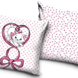 Disney Marie Ribbon párnahuzat 40x40 cm Velúr