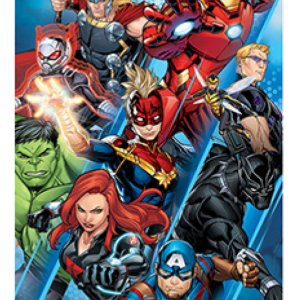 Bosszúállók Heroes fürdőlepedő, strand törölköző 70x137 cm (Fast Dry)