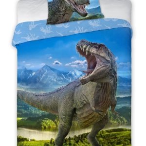 Dinoszaurusz T-Rex ágyneműhuzat 140×200cm, 70×90 cm