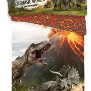 Jurassic World Lava ágyneműhuzat 140x200 cm, 70x90 cm