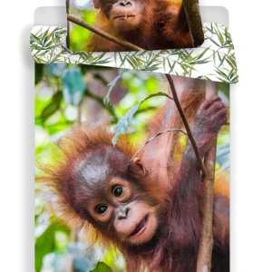 Orangután Jungle Joy ágyneműhuzat 140×200cm, 70×90 cm