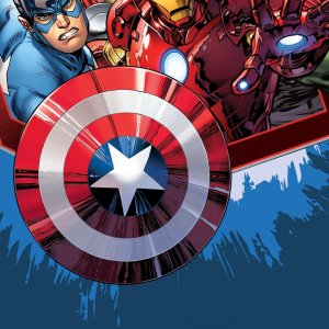 Bosszúállók Blue fürdőlepedő, strand törölköző 70x140cm