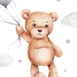 Maci Teddy fürdőlepedő, strand törölköző 70x140cm