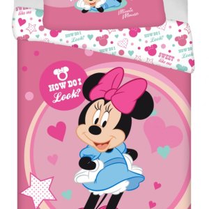 Disney Minnie Look ágyneműhuzat 140×200 cm, 70×90 cm mikroszálas