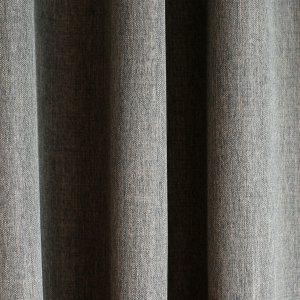Dim out, minta nélküli dekor függöny, két oldalas, barna színű