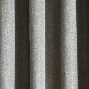 Dim out, minta nélküli dekor függöny, két oldalas, szürke színű