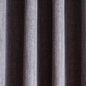 Dim out, minta nélküli dekor függöny, két oldalas, szürke színű