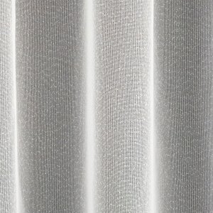 Pöttyös jacquard fényáteresztő függöny, fehér színű