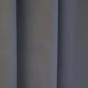 Dim out, minta nélküli dekor függöny, két oldalas, szürke színű