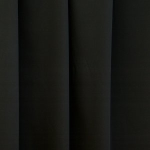 Dim out, minta nélküli dekor függöny, két oldalas, fekete színű