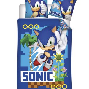 Sonic a sündisznó Coin Chase ágyneműhuzat 140×200cm, 70×90 cm