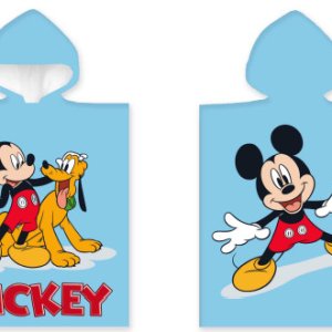 Disney Mickey, Pluto strand törölköző poncsó 50x100 cm