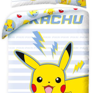 Pokémon Thunderbolt ágyneműhuzat 140×200cm, 70×90 cm