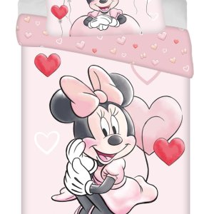 Disney Minnie Heart Balloons ágyneműhuzat 140×200cm, 70×90 cm