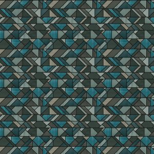 ETEREA RETRO GEOMETRIKUS panel, 4,90 x 3,00 m, kék