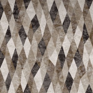 ETEREA KOPTATOTT ROMBUSZ MINTÁS panel, 6,00 x 3,00 m, barna