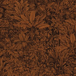 CABINET VINTAGE DZSUNGEL Tapéta (0,53 m x 10,05 m), arany