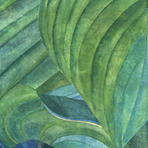 WALL DESIGNS TRÓPUSI LEVELEK Tapéta (0,87m x 3,00m), zöld