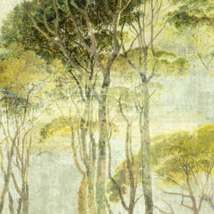 WALL DESIGNS ROMANTIKUS TÁJKÉP Tapéta (1,27m x 3,00m), színes