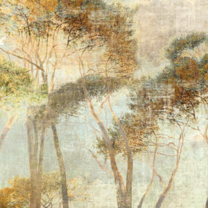 WALL DESIGNS ROMANTIKUS TÁJKÉP Tapéta (1,27m x 3,00m), bézs