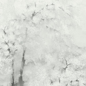 WALL DESIGNS JAPÁN TÁJKÉP Tapéta (1,27m x 3,00m), szürke