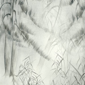 WALL DESIGNS VIZIMADARAK Tapéta (0,87m x 3,00m), szürke