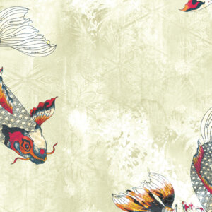 WALL DESIGNS KOI HALAK Tapéta (1,33m x 3,00m), színes