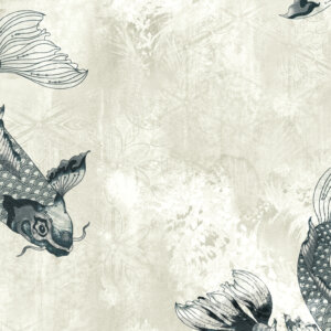 WALL DESIGNS KOI HALAK Tapéta (1,33m x 3,00m), színes