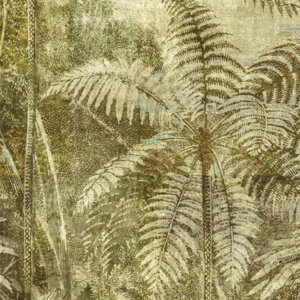 WALL DESIGNS ROMANTIKUS PÁLMAFÁK Tapéta (0,87m x 3,00m), festmény, arany