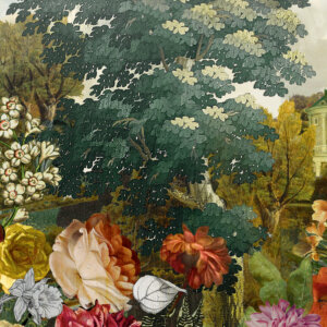 WALL DESIGNS ROMANTIKUS MIX Tapéta (1,27m x 3,00m), festmény, színes